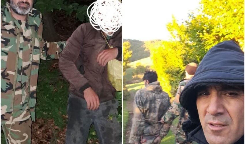 مخربین جنگلهای سوها ی شهرستان نمین دستگیر شدند 