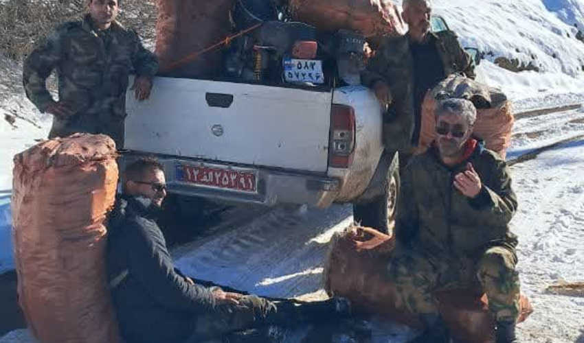 کشف 6 گونی زغال در جنگلهای حور شهرستان نمین
