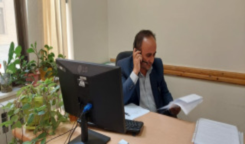 حضور مدیرکل منابع طبیعی و آبخیزداری استان اردبیل  در «سامانه سامد» برای پاسخگویی به سئوالات مردم