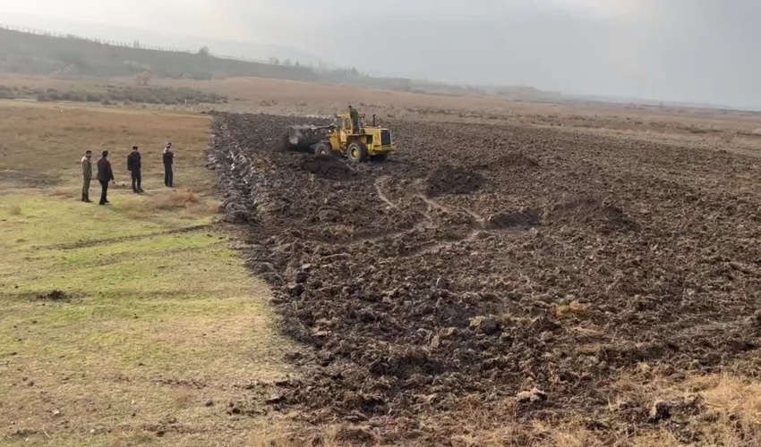 رفع تصرف 50 هکتار از اراضی ملی قشلاق قره‌قباق شهرستان اصلاندوز 